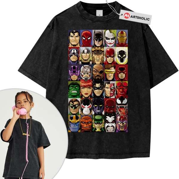 Marvel Comics Shirt For Kids, Vintage T-Shirt For Kids
