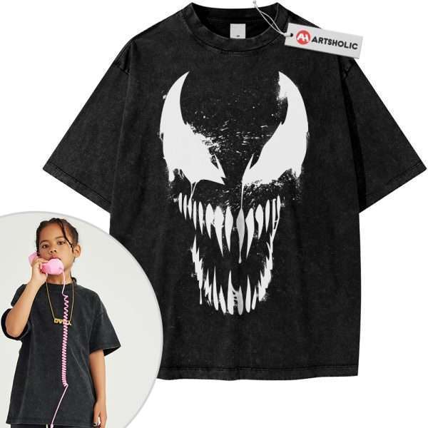 Venom Shirt For Kids, Marvel Comics Shirt For Kids, Vintage T-Shirt For Kids