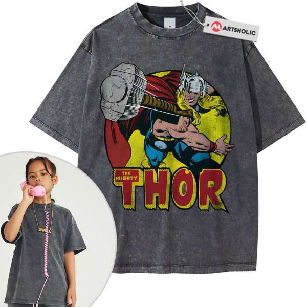 Thor Shirt For Kids, Marvel Comics Shirt For Kids, Vintage T-Shirt For Kids