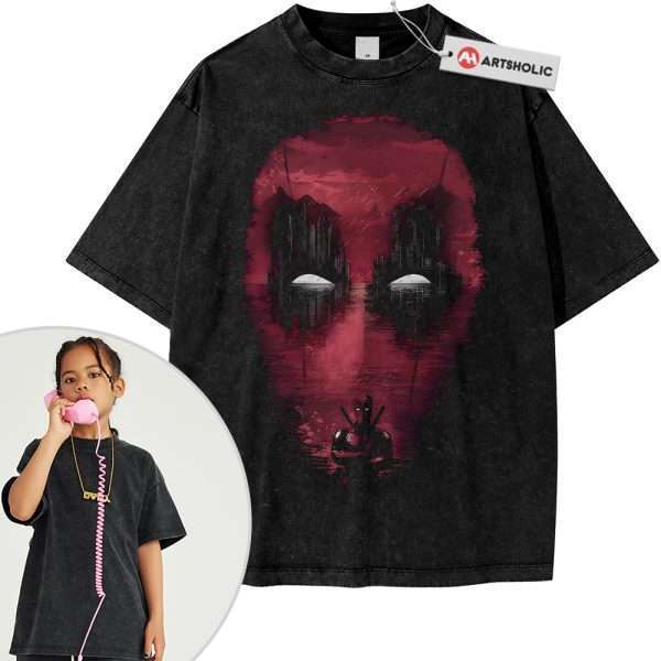 Deadpool Shirt For Kids, Marvel Comics Shirt For Kids, Vintage T-Shirt For Kids