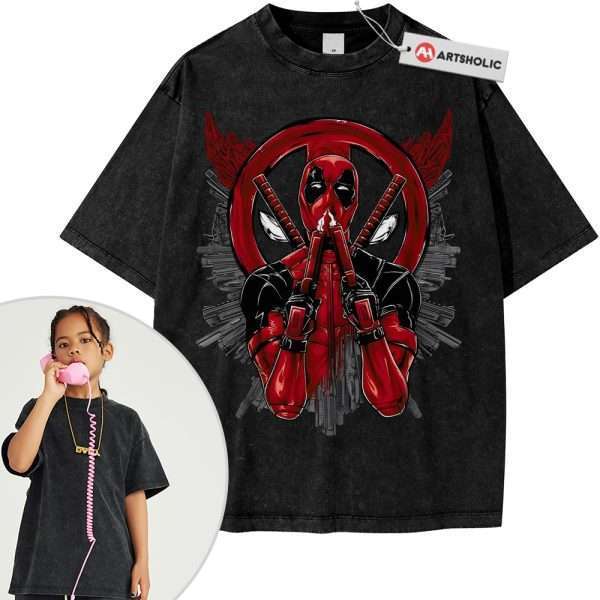 Deadpool Shirt For Kids, Marvel Comics Shirt For Kids, Vintage Tee For Kids