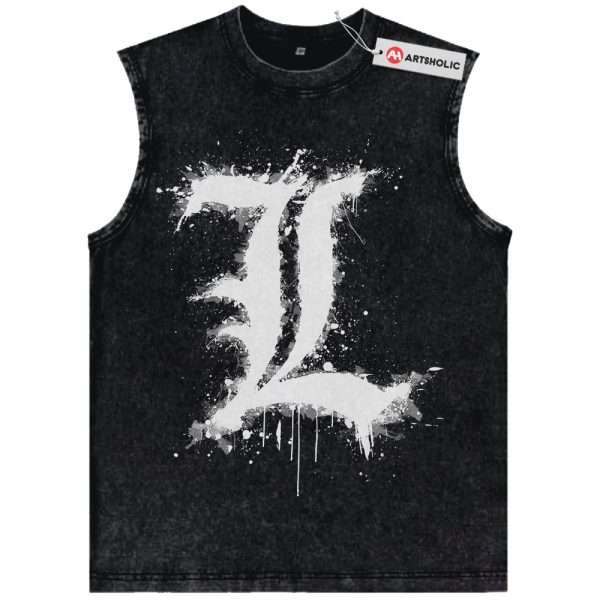 Death Note Tank Top, Anime Tank Top, Vintage Tank Top