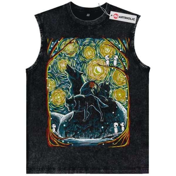 Princess Mononoke Tank Top, Studio Ghibli Tank Top, Anime Tank Top, Vintage Tank Top