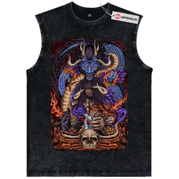 Kaido Tank Top, One Piece Tank Top, Anime Tank Top, Vintage Tank Top