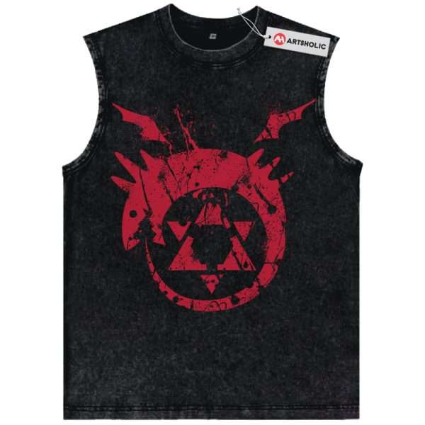 Fullmetal Alchemist Tank Top, Anime Tank Top, Vintage Tank Top