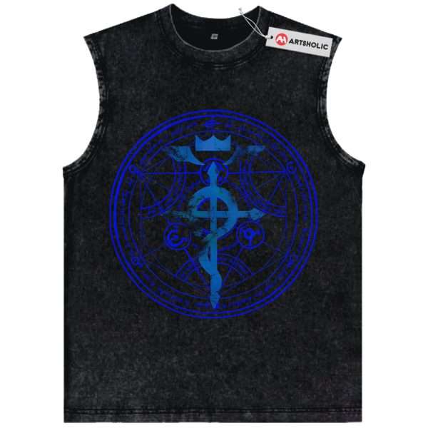 Fullmetal Alchemist Tank Top, Anime Tank Top, Vintage Tank Top