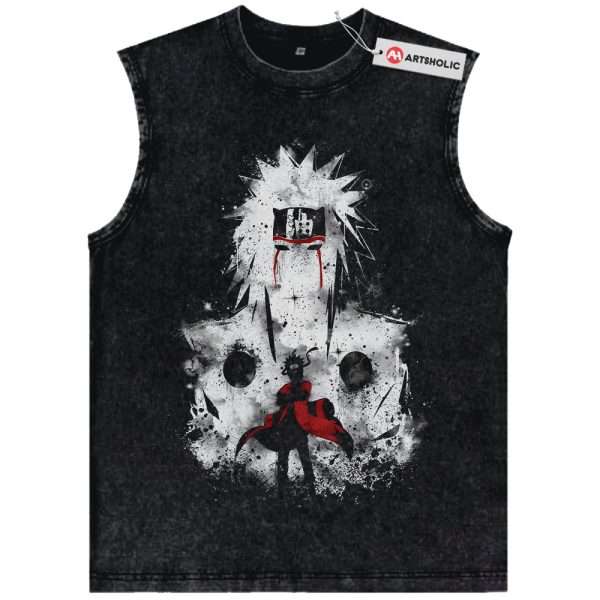 Jiraiya Tank Top, Naruto Tank Top, Anime Tank Top, Vintage Tank Top
