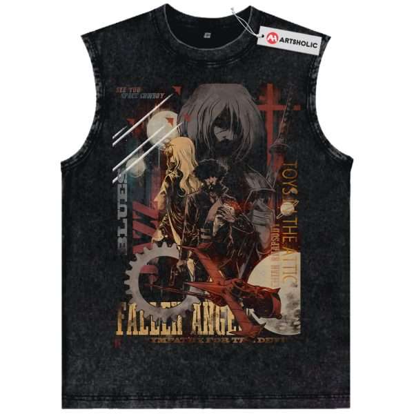 Cowboy Bebop Tank Top, Anime Tank Top, Vintage Tank Top