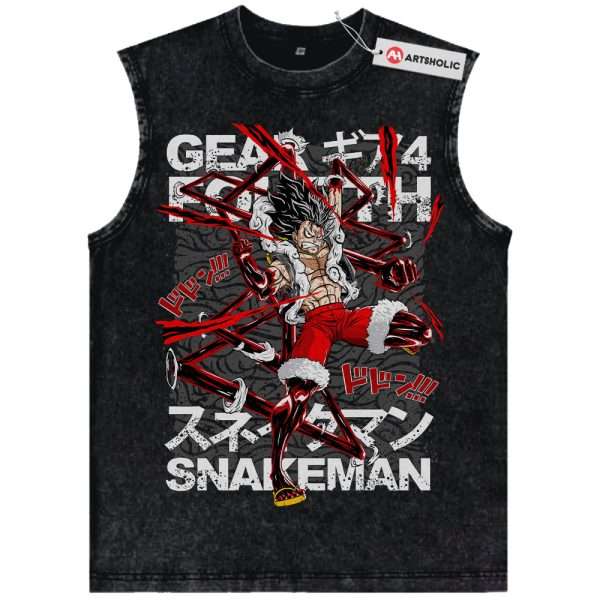 Monkey D Luffy Tank Top, One Piece Tank Top, Anime Tank Top, Vintage Tank Top