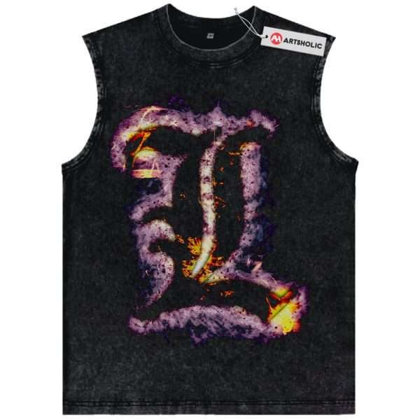 Death Note Tank Top, Anime Tank Top, Vintage Tank Top
