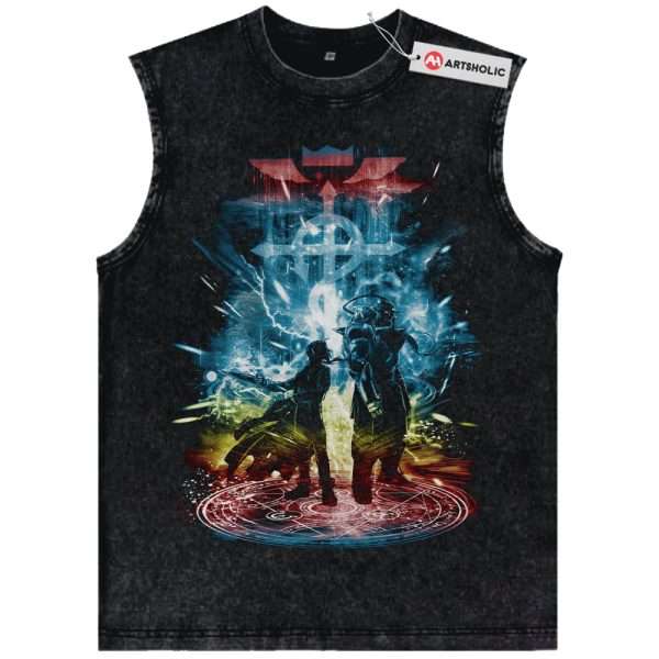 Fullmetal Alchemist Tank Top, Anime Tank Top, Vintage Tank Top
