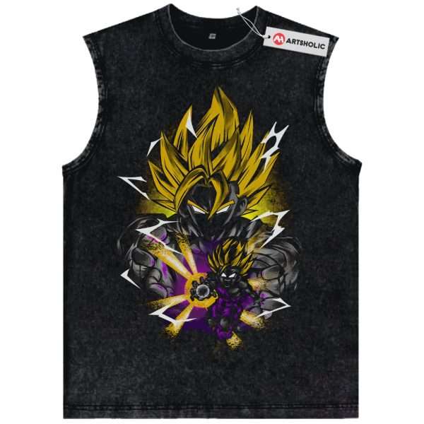 Son Goku Tank Top, Son Gohan Tank Top, Dragon Ball Z Tank Top, DBZ Tank Top, Anime Tank Top, Vintage Tank Top