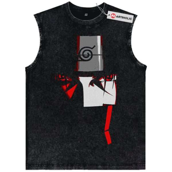 Itachi Uchiha Tank Top, Akatsuki Tank Top, Naruto Tank Top, Anime Tank Top, Vintage Tank Top
