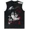 Mikasa Ackerman Tank Top, Attack On Titan Tank Top, AOT Tank Top, Anime Tank Top, Vintage Tank Top