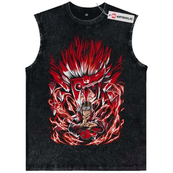 Itachi Uchiha Tank Top, Naruto Tank Top, Anime Tank Top, Vintage Tank Top