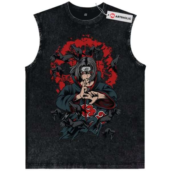Itachi Uchiha Tank Top, Naruto Tank Top, Anime Tank Top, Vintage Tank Top