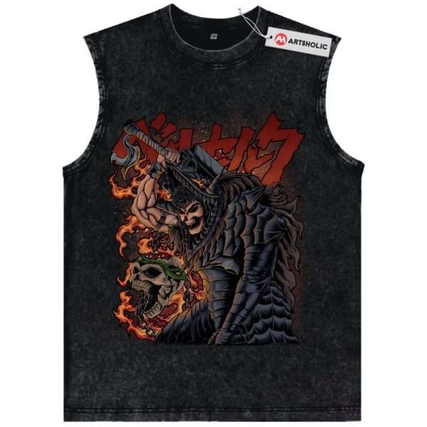 Guts Tank Top, Berserk Tank Top, Anime Tank Top, Vintage Tank Top