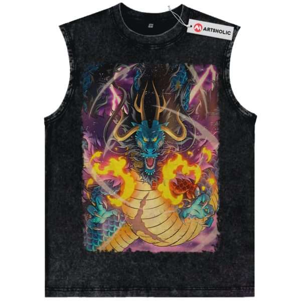 Kaido Tank Top, One Piece Tank Top, Anime Tank Top, Vintage Tank Top