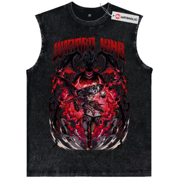 Asta Tank Top, Black Clover Tank Top, Anime Tank Top, Vintage Tank Top