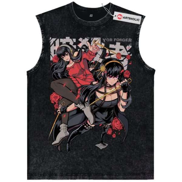 Yor Forger Tank Top, Spy x Family Tank Top, Anime Tank Top, Vintage Tank Top
