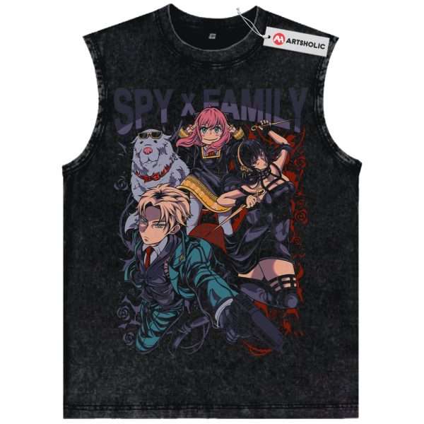 Spy x Family Tank Top, Anime Tank Top, Vintage Tank Top