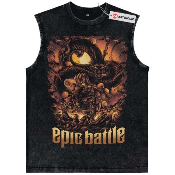 Frieza vs Son Goku Tank Top, Dragon Ball Tank Top, Anime Tank Top, Vintage Tank Top