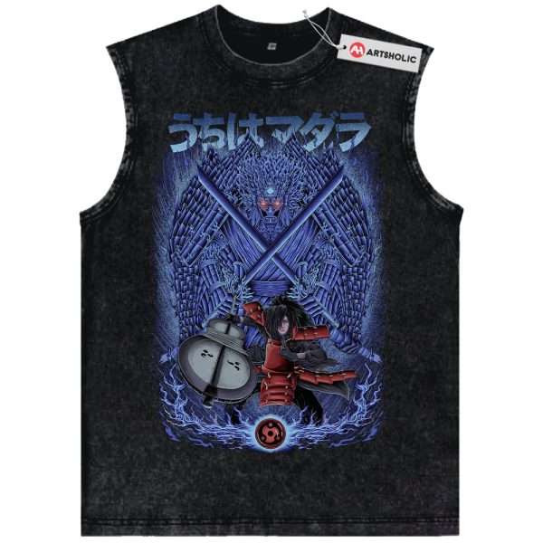 Madara Uchiha Tank Top, Naruto Tank Top, Anime Tank Top, Vintage Tank Top
