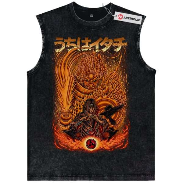 Itachi Uchiha Tank Top, Naruto Tank Top, Anime Tank Top, Vintage Tank Top