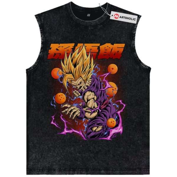 Son Gohan Tank Top, Dragon Ball Z Tank Top, DBZ Tank Top, Anime Tank Top, Vintage Tank Top