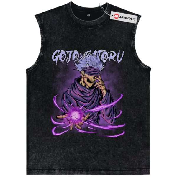 Satoru Gojo Tank Top, Jujutsu Kaisen Tank Top, Anime Tank Top, Vintage Tank Top