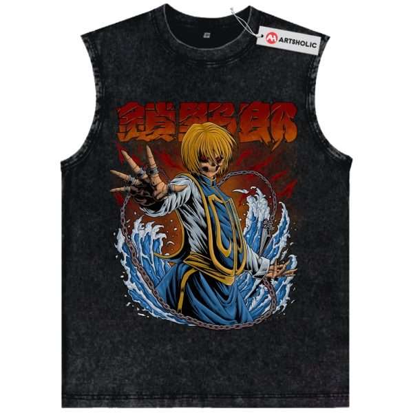 Kurapika Tank Top, Hunter x Hunter Tank Top, HxH Tank Top, Anime Tank Top, Vintage Tank Top