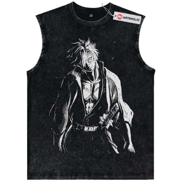 Sanemi Shinazugawa Tank Top, Demon Slayer Tank Top, Anime Tank Top, Vintage Tank Top
