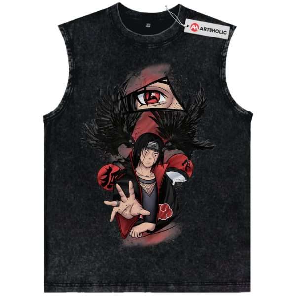 Itachi Uchiha Tank Top, Naruto Tank Top, Anime Tank Top, Vintage Tank Top