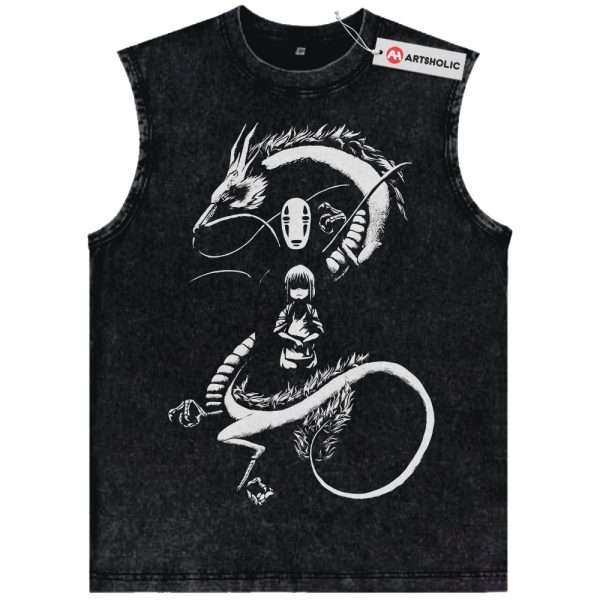 Chihiro and Haku Tank Top, Spirited Away Tank Top, Studio Ghibli Tank Top, Anime Tank Top, Vintage Tank Top