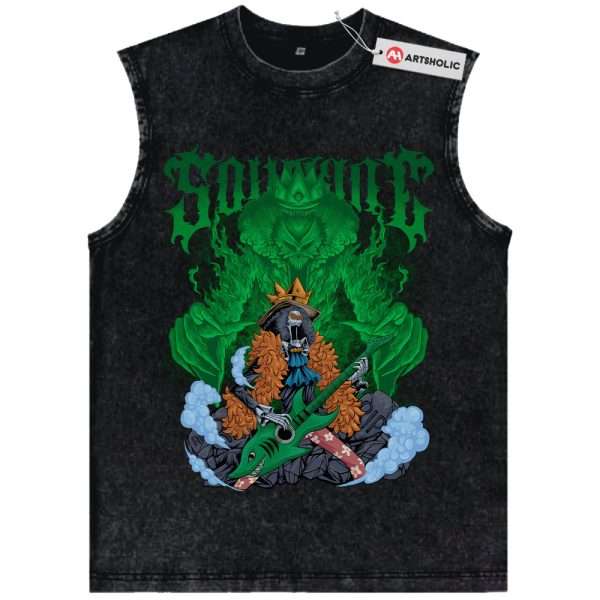 Brook Tank Top, One Piece Tank Top, Anime Tank Top, Vintage Tank Top