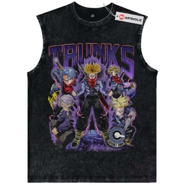 Trunks Tank Top, Dragon Ball Tank Top, DBZ Tank Top, Anime Tank Top, Vintage Tank Top