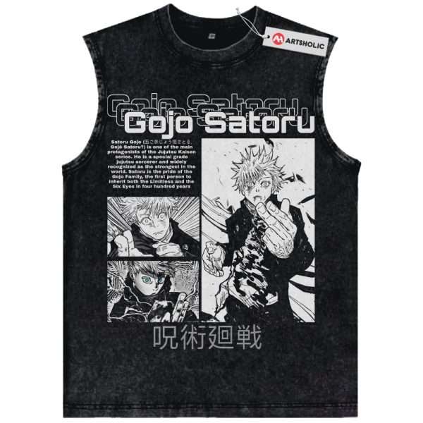 Satoru Gojo Tank Top, Jujutsu Kaisen Tank Top, Anime Tank Top, Vintage Tank Top