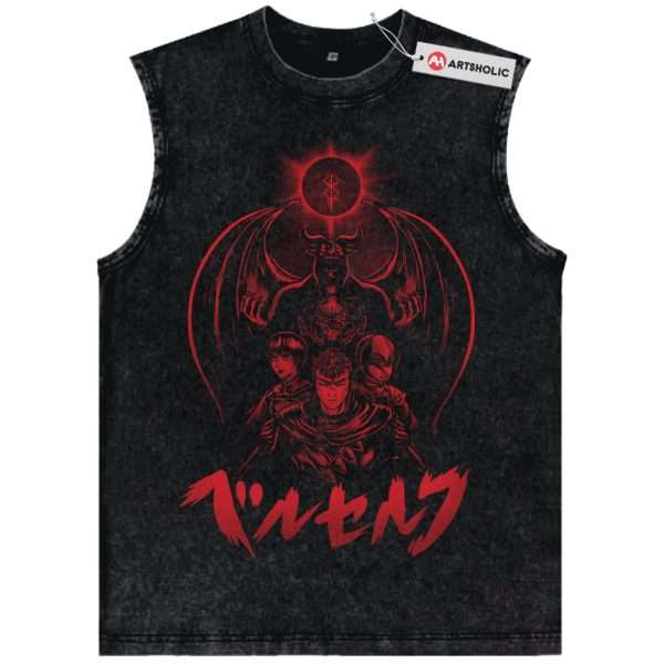 Berserk Tank Top, Anime Tank Top, Vintage Tank Top