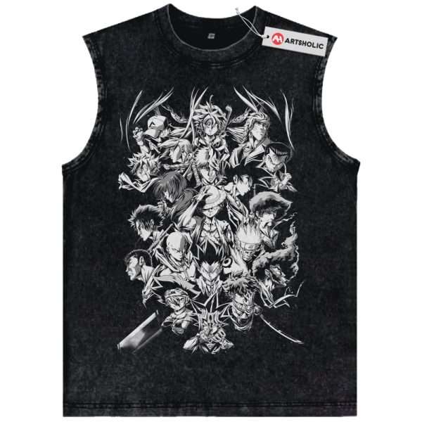 Luffy Tank Top, Son Goku Tank Top, Naruto Tank Top, Saitama Tank Top, Natsu Tank Top, Ichigo Tank Top, Anime Tank Top, Vintage Tank Top