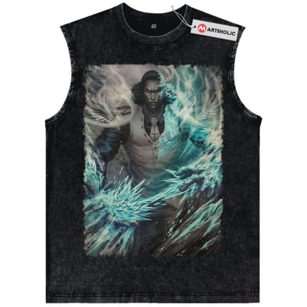 Kuzan Tank Top, Aokiji Tank Top, One Piece Tank Top, Anime Tank Top, Vintage Tank Top