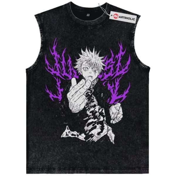 Satoru Gojo Tank Top, Jujutsu Kaisen Tank Top, Anime Tank Top, Vintage Tank Top