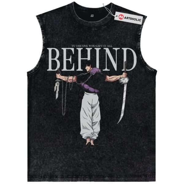 Toji Fushiguro Tank Top, Jujutsu Kaisen Tank Top, Anime Tank Top, Vintage Tank Top