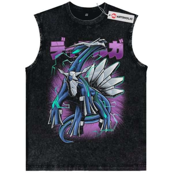 Dialga Tank Top, Pokemon Tank Top, Anime Tank Top, Vintage Tank Top