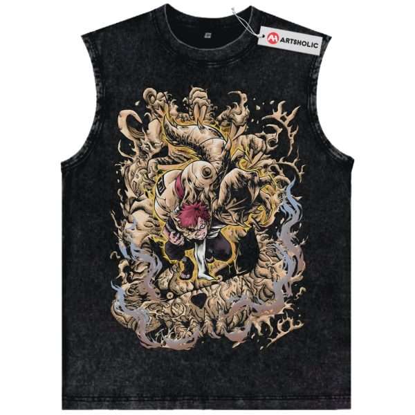 Gaara Tank Top, Naruto Tank Top, Anime Tank Top, Vintage Tank Top