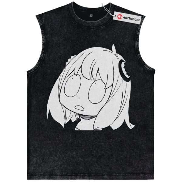 Anya Forger Tank Top, Spy x Family Tank Top, Anime Tank Top, Vintage Tank Top