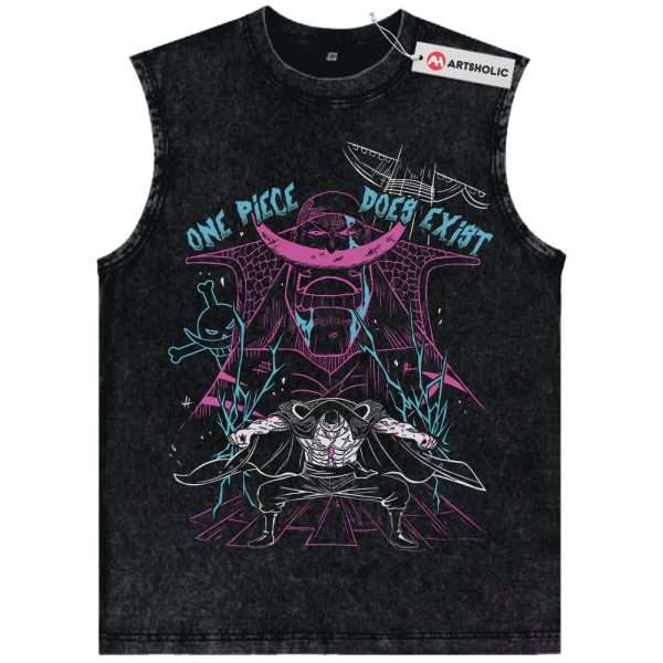Whitebeard Tank Top, One Piece Tank Top, Anime Tank Top, Vintage Tank Top