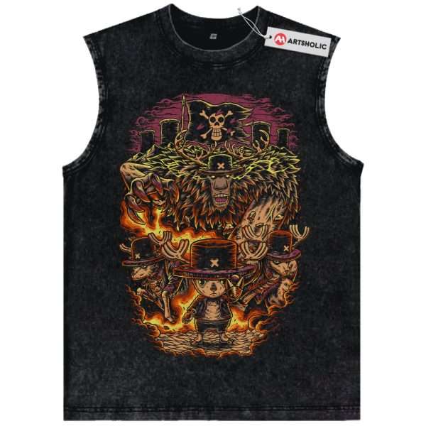 Chopper Tank Top, One Piece Tank Top, Anime Tank Top, Vintage Tank Top