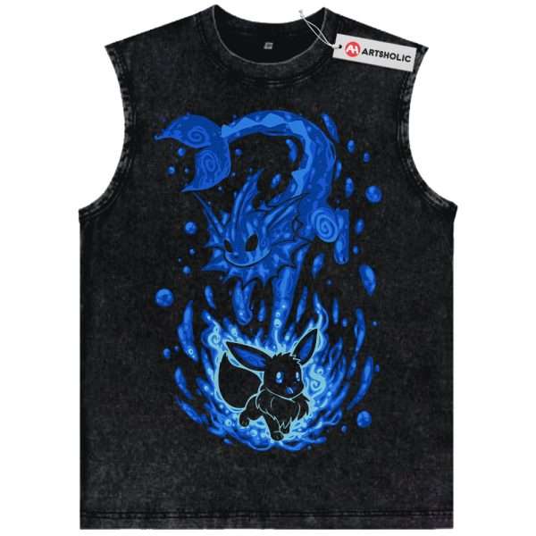 Vaporeon Tank Top, Eevee Tank Top, Pokemon Tank Top, Anime Tank Top, Vintage Tank Top
