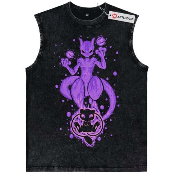 Mewtwo Tank Top, Mew Tank Top, Pokemon Tank Top, Anime Tank Top, Vintage Tank Top