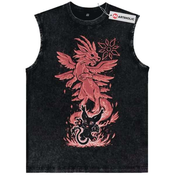 Tailmon Tank Top, Digimon Adventure Tank Top, Anime Tank Top, Vintage Tank Top